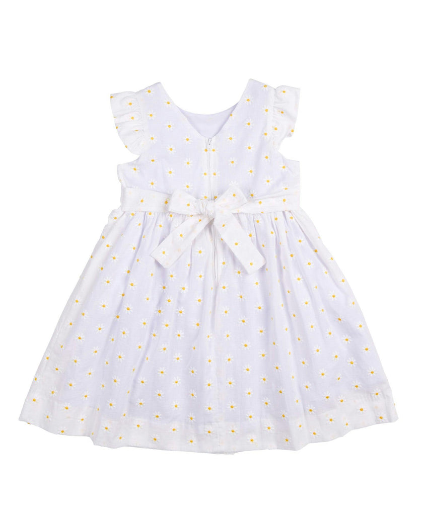 Embroidered Daisy Dress