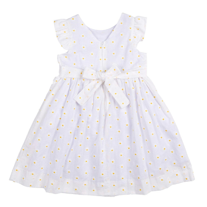 Embroidered Daisy Dress
