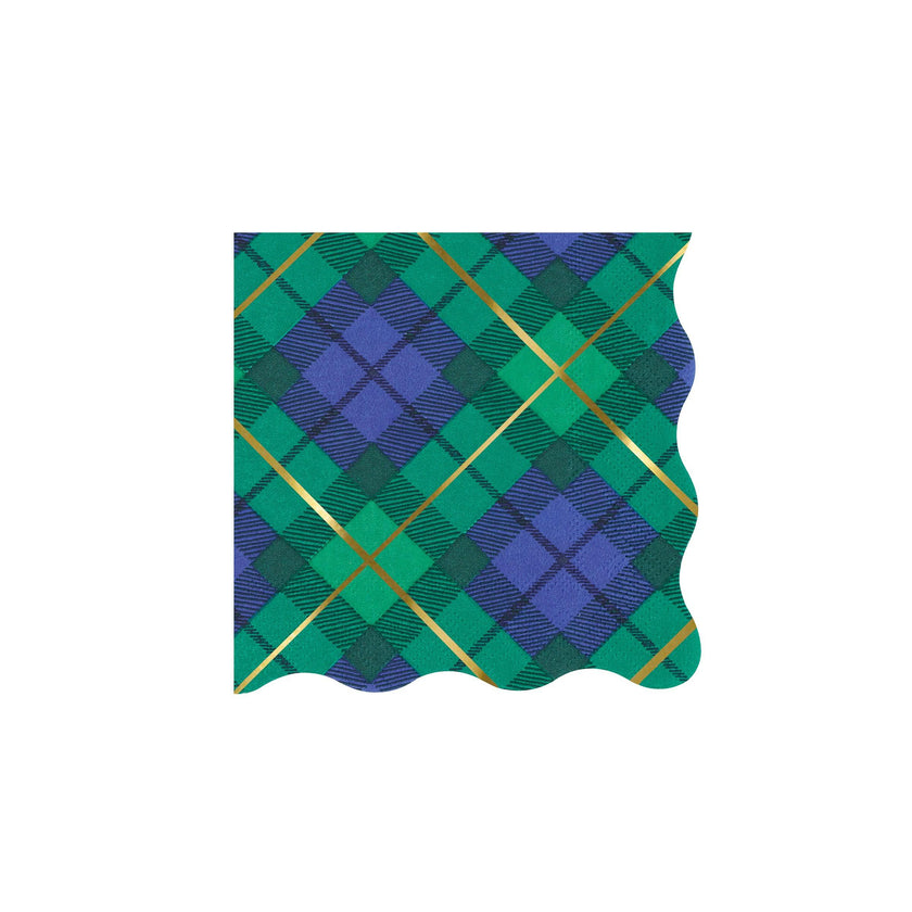 Plaid Mix Small Napkins