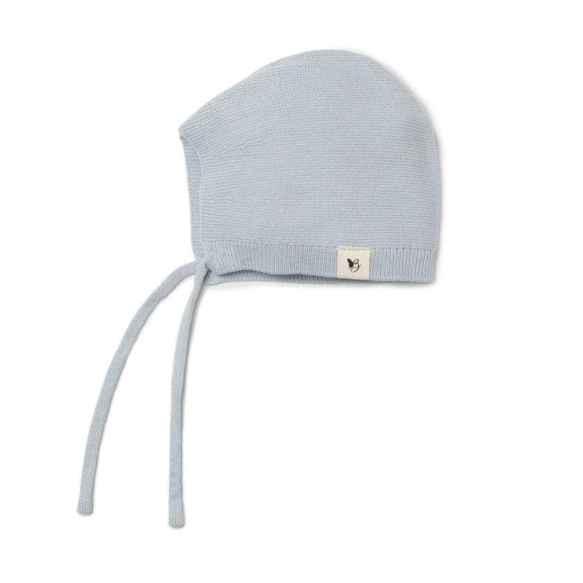 Knitted Bonnet Blue