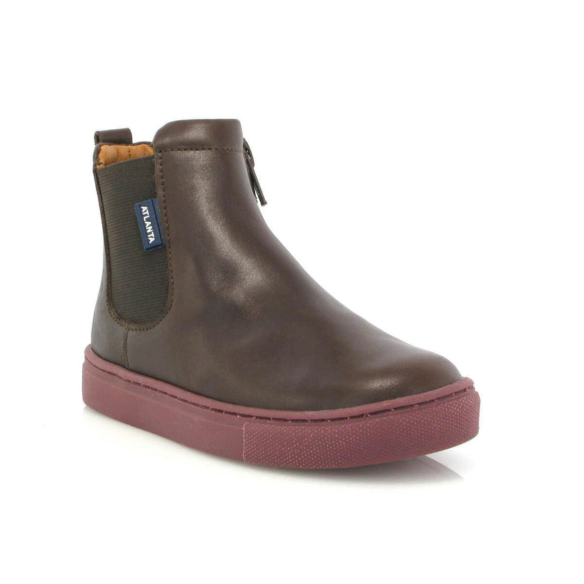 Sneaker Boots, Smooth Dark Brown