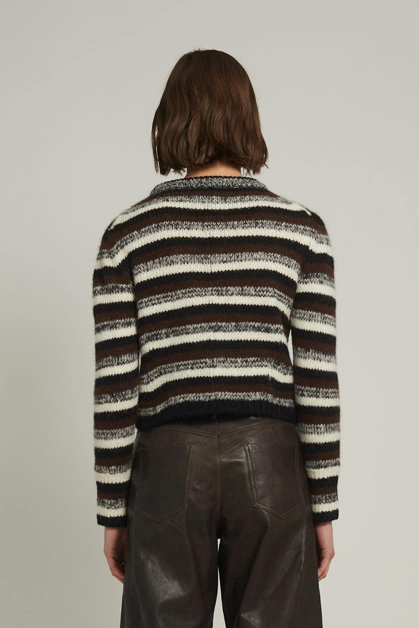 AVA MULTI STRIPE SWEATER