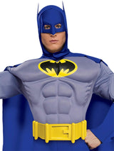 Mens Deluxe Muscle Chest Batman Costume