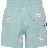 POLILLA BLANCA VERDE MENTA - SWIMSHORTS