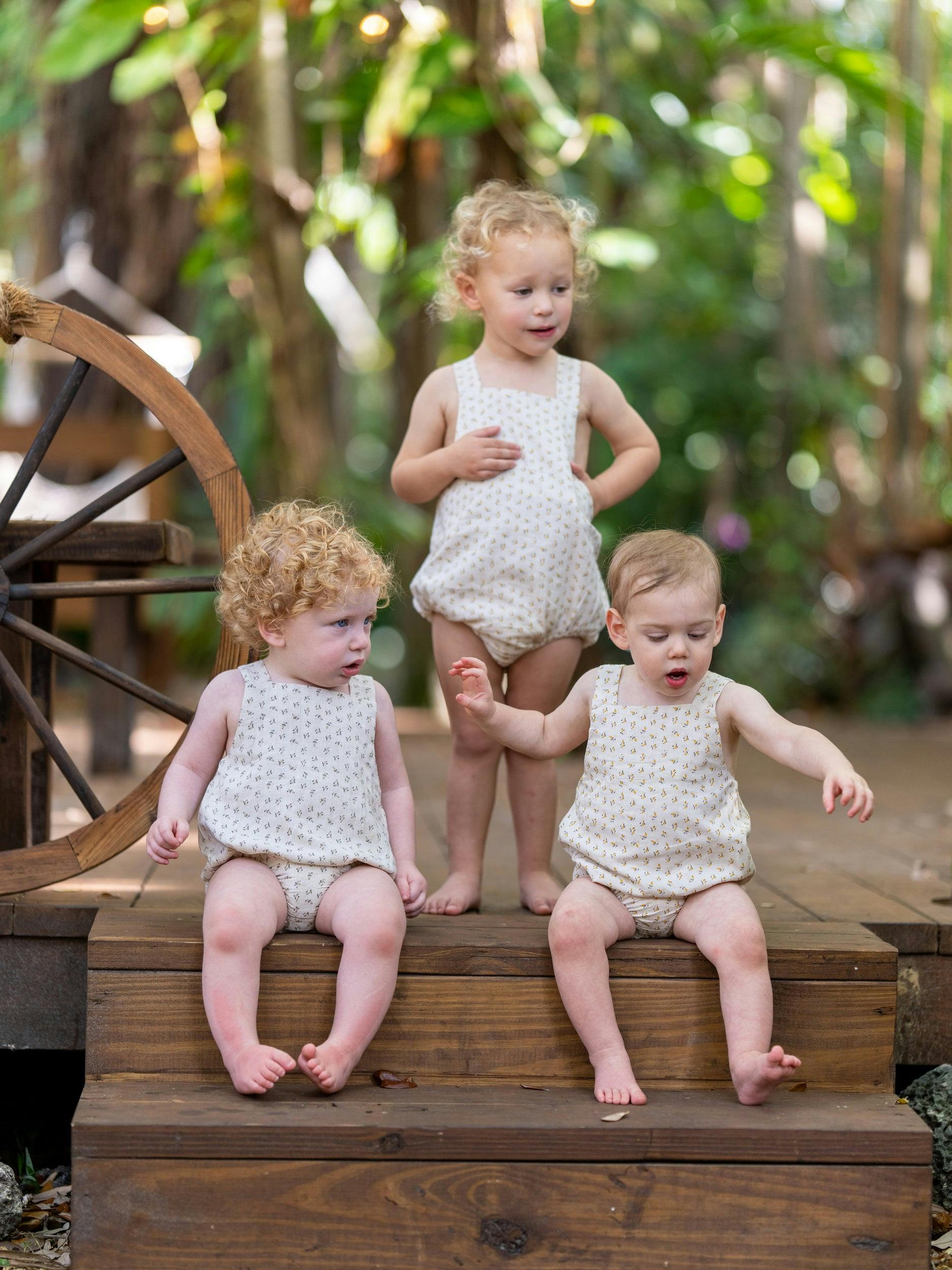 Baby Lemon Blossom Romper