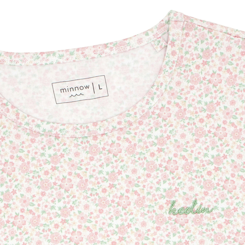 Women's Antique Floral Pima Pajamas Set