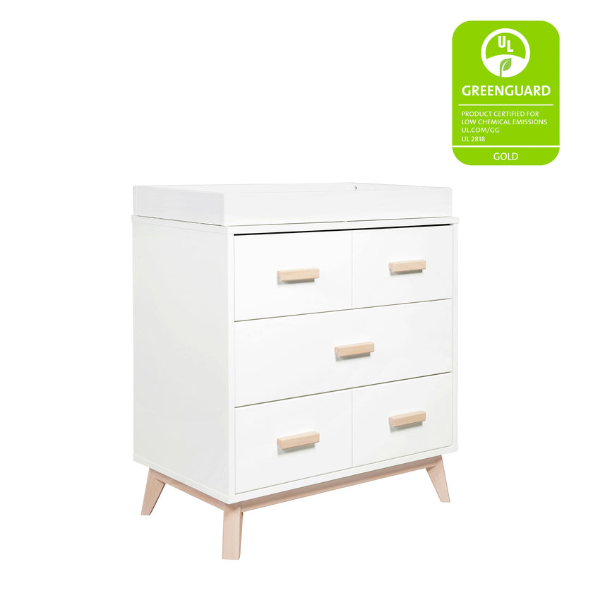 Scoot 3-Drawer Compact Changer Dresser with Removable Changing Tray (34")
