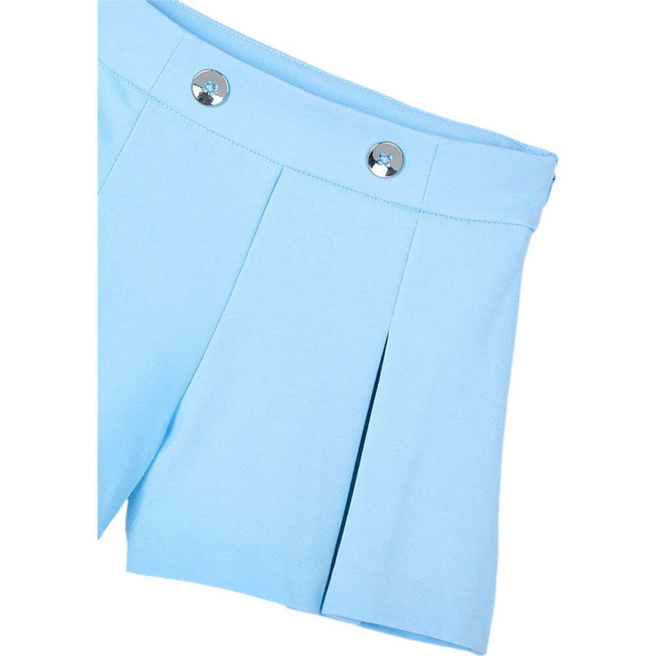 Sky Button Shorts