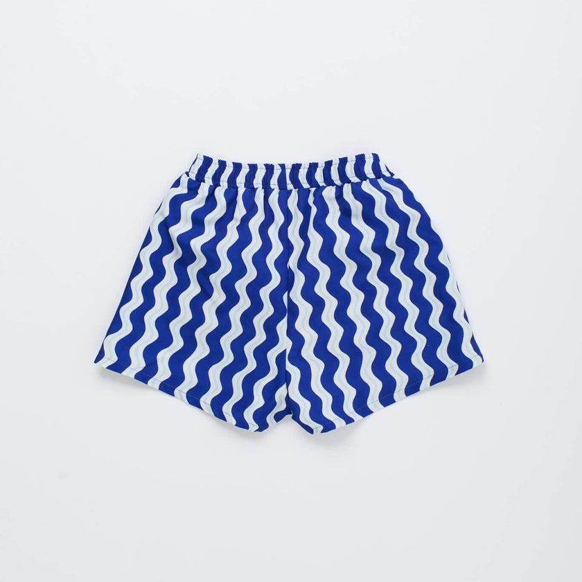 LOROS WAVY SWIMSHORTS BLUE