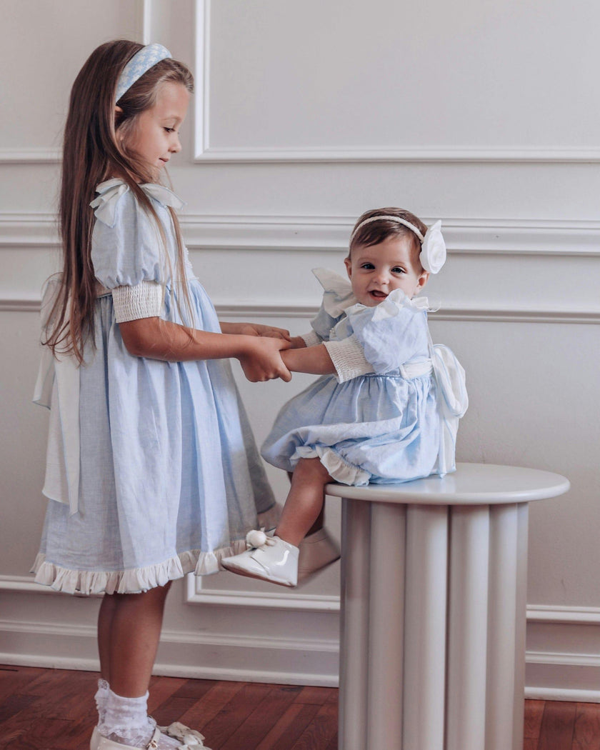 Charlotte Baby Blue Romper