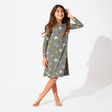 Trick or Treaters Bamboo Girls' Long Sleeve Dress