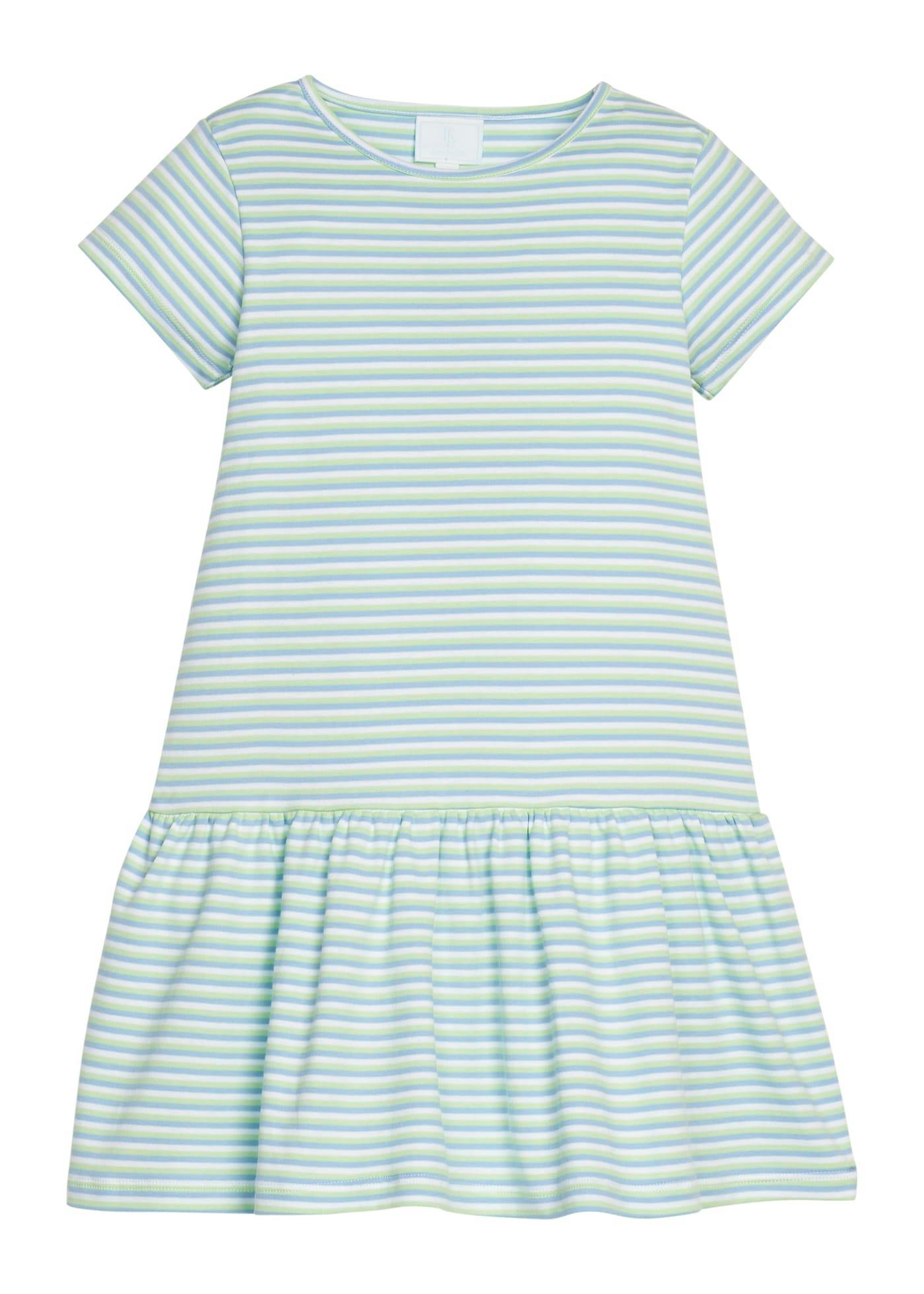Kari T-Shirt Dress - Greenview Stripe