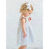Maisy Muslin Ruffle Strap Dress - Rosebay Floral / Coconut + Sea