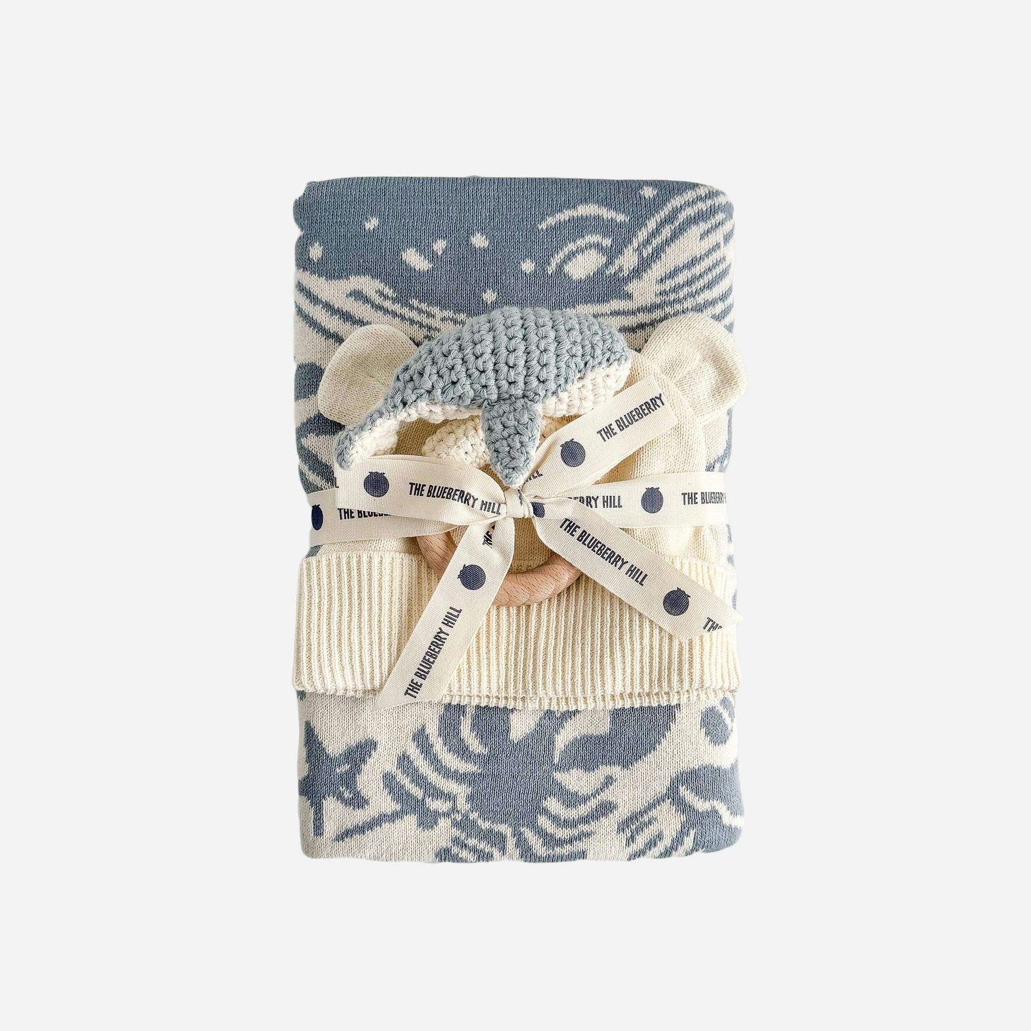 Cotton Baby Nautical Gift Set, Whale