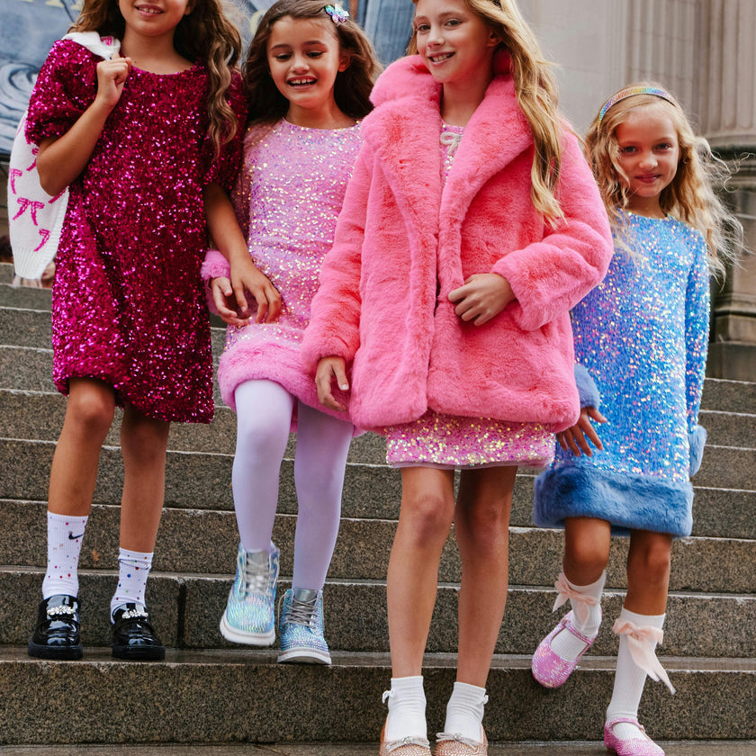 Hot Pink Faux Fur Coat