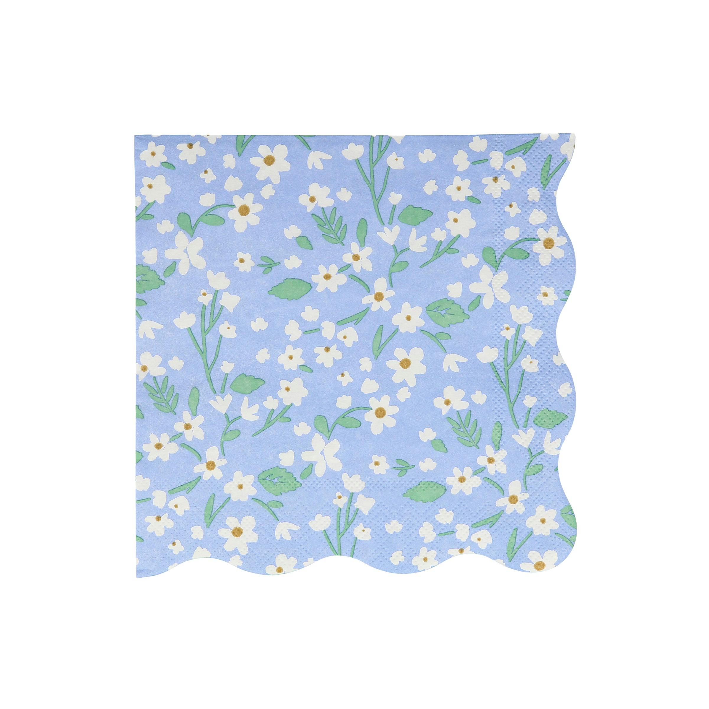 Set of 20 Ditsy Floral Large Napkins