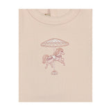 Prancing Footie Barely Pink