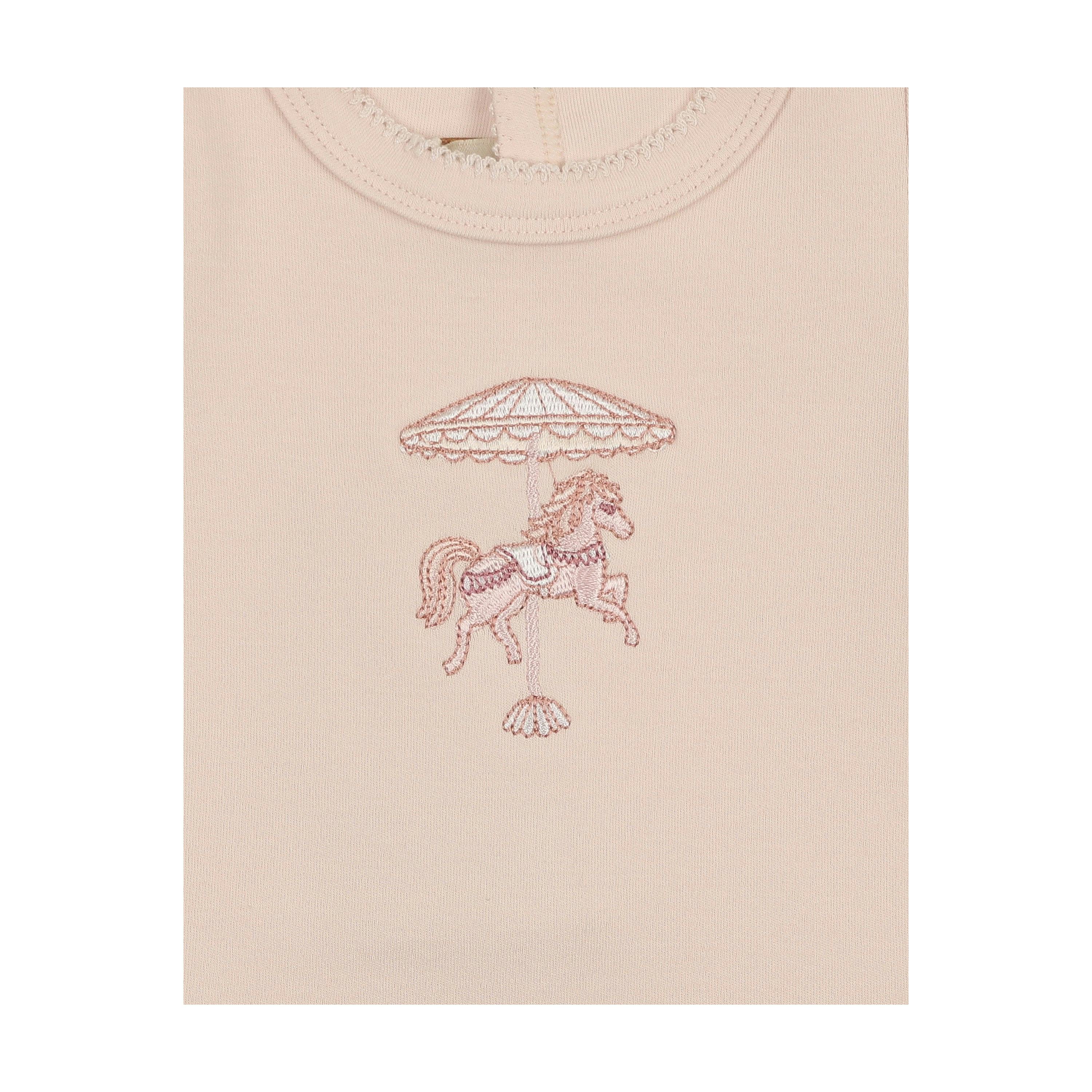 Prancing Footie Barely Pink