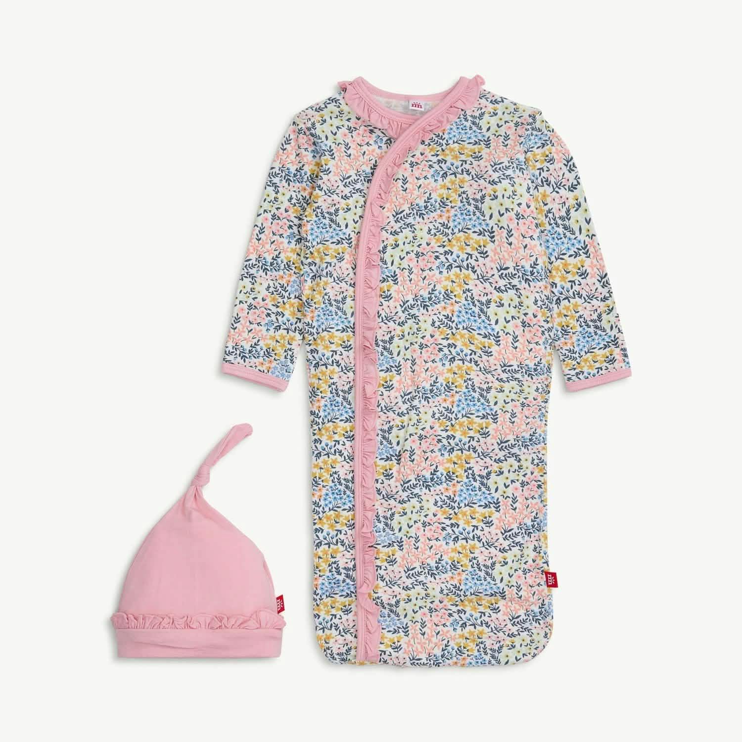 Magnetic Gown & Hat Set with Ruffle