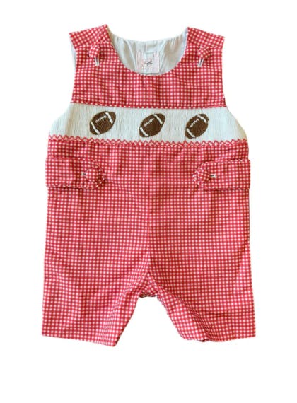 Red Gingham Football - Henry Jon Jon