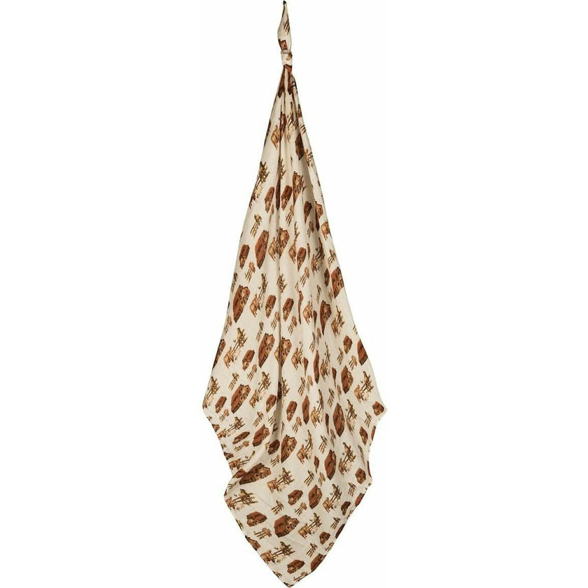 Homestead Organic Cotton Muslin Swaddle Blanket