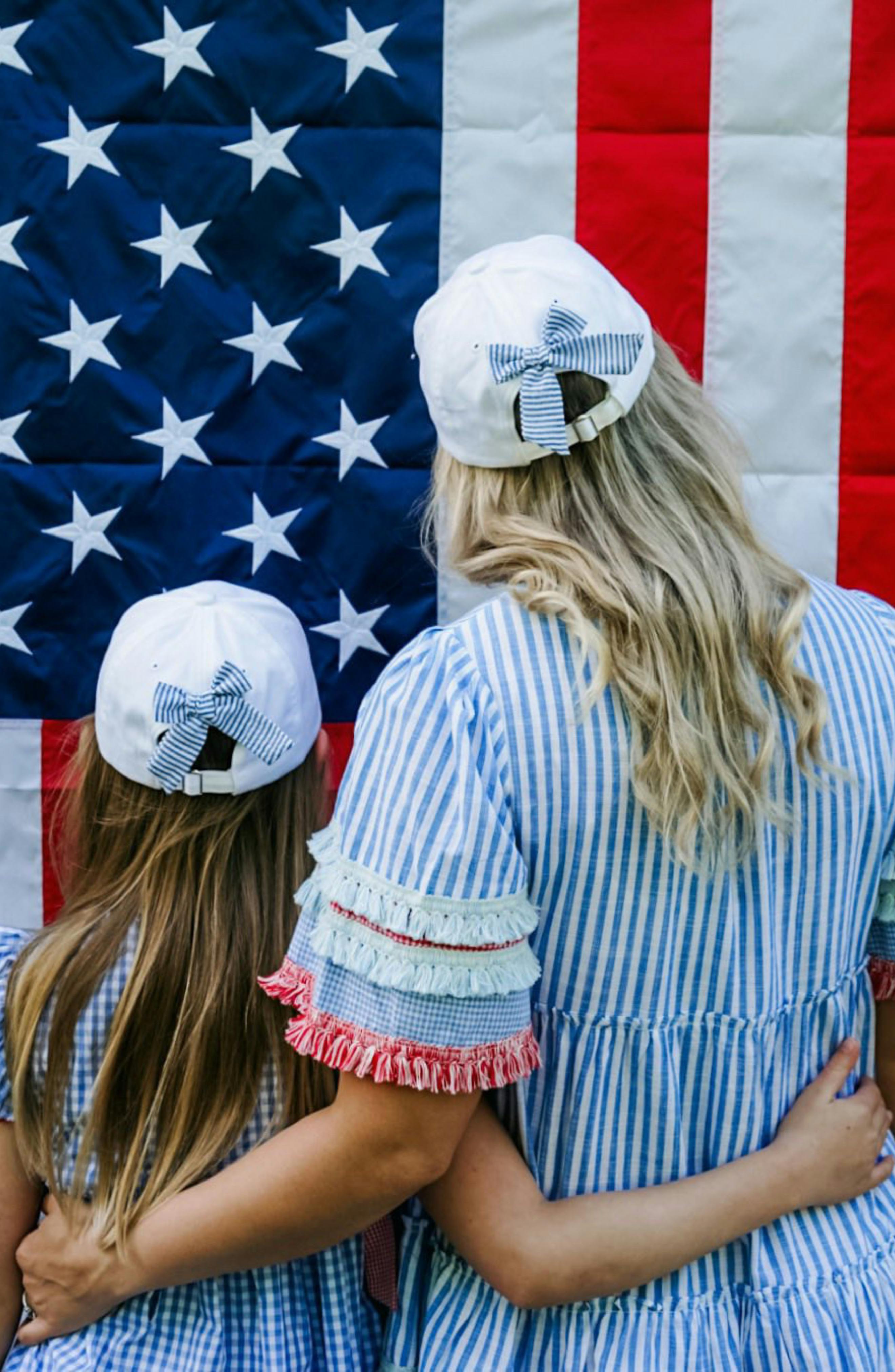 2026 American Flag Bow Baseball Hat