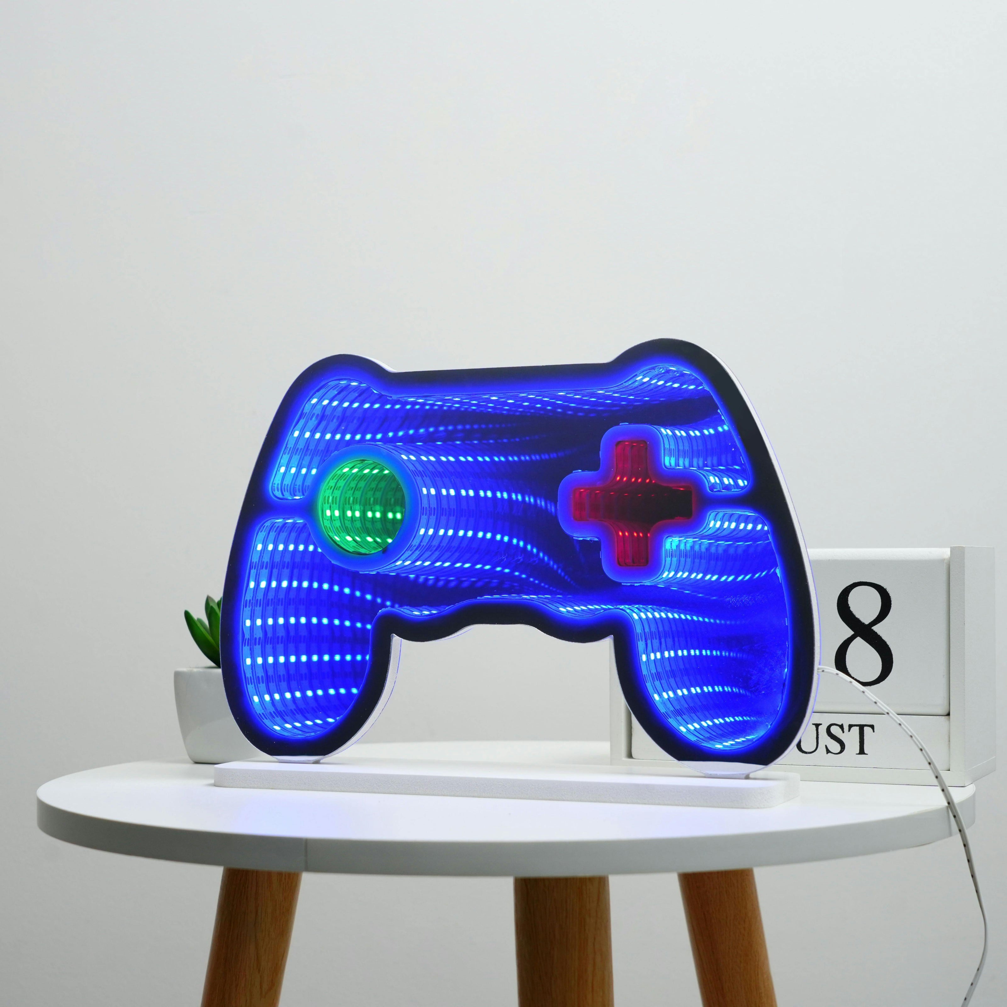 Infinty Neon Mirror Light-Gamer