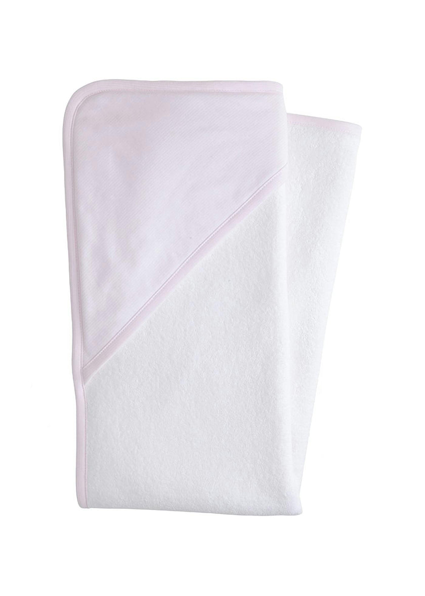 Hooded Towel - Pink Stripe