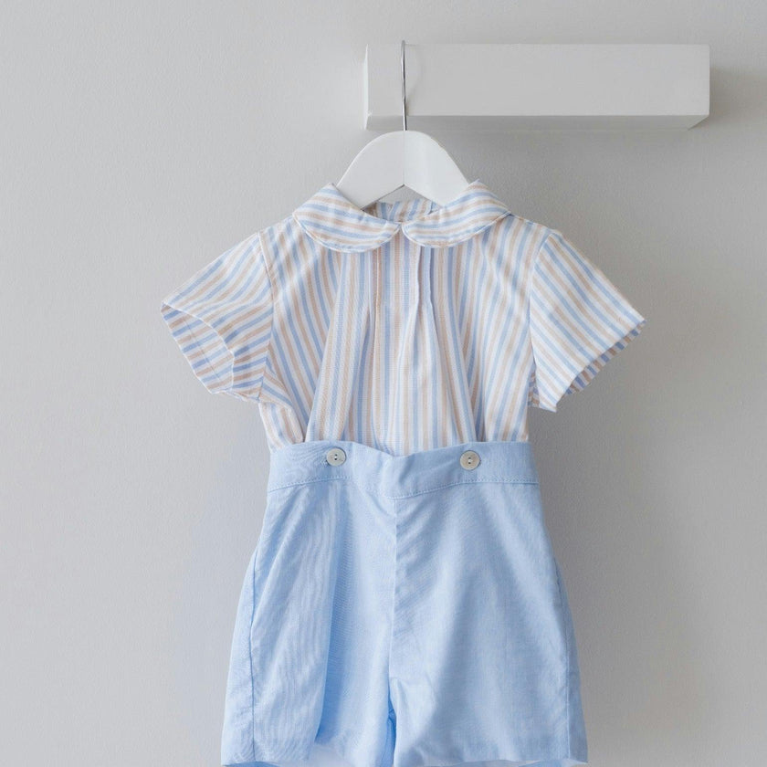 Caramel Stripe Mattia Baby Boy Set