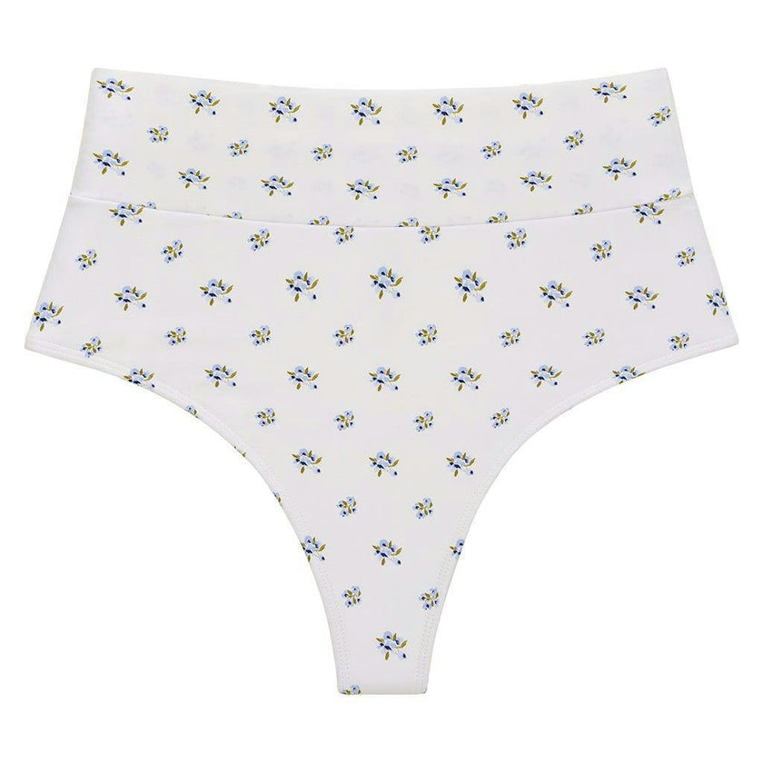 Added Coverage High Rise Bikini Bottom