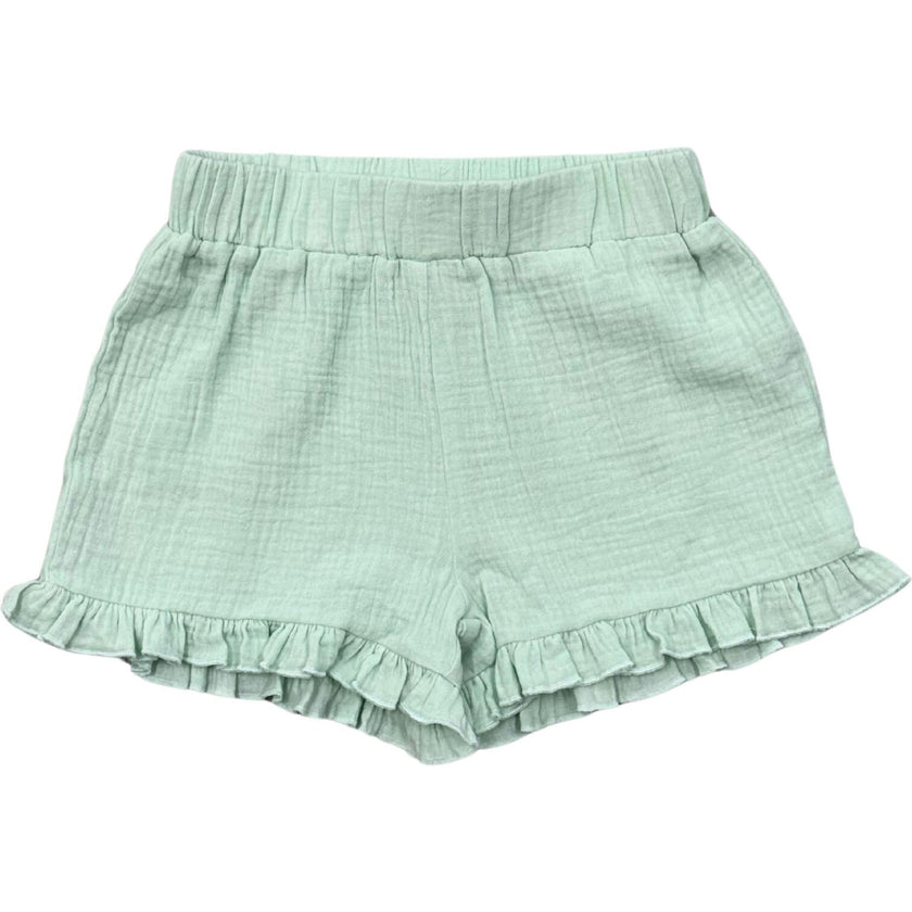 Ruffle Gauze Shorts