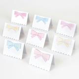 Pastel Bow Place Cards