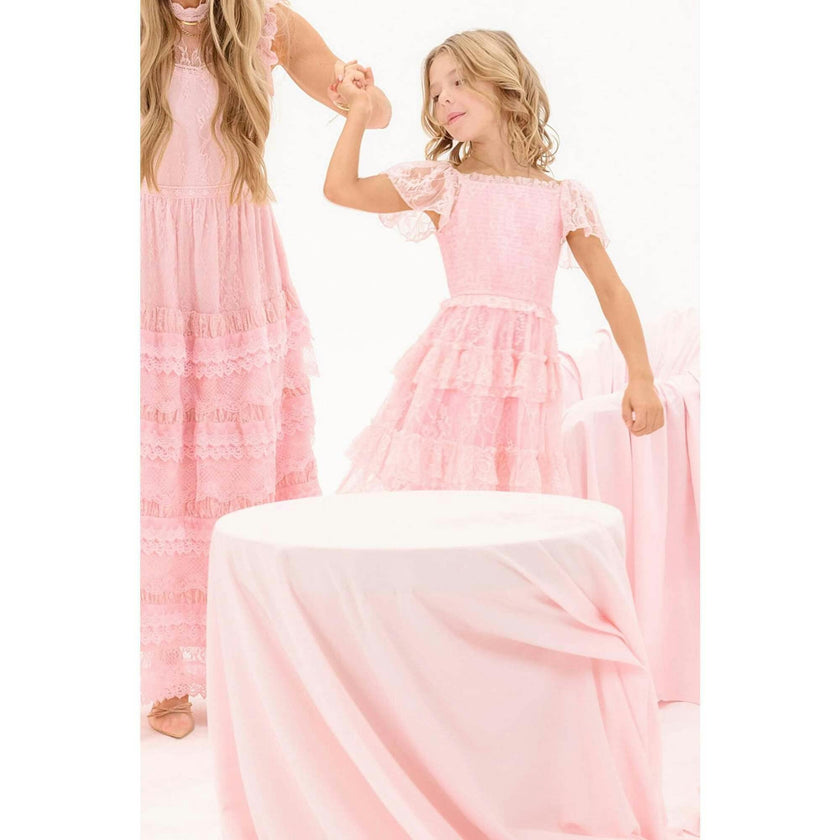 Mini Addy Dress in Light Pink