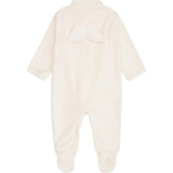 Velour Angel Wing™ Sleepsuit - Blue