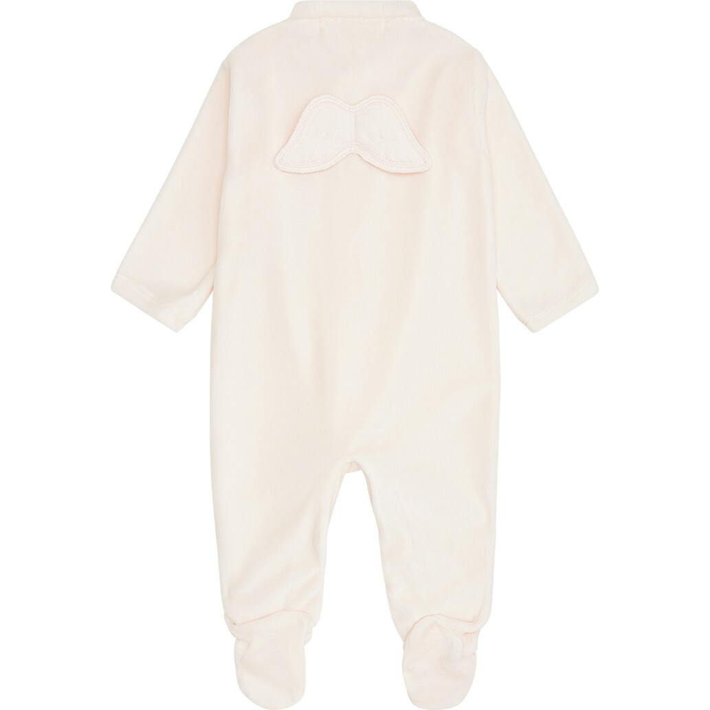 Velour Angel Wing™ Sleepsuit - Blue