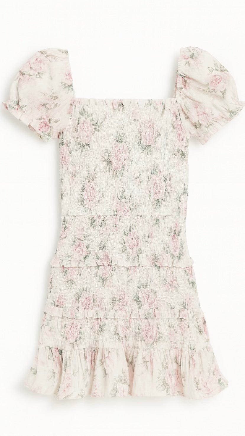 Milou Dress in Dusty Rose