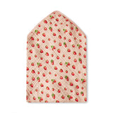 Strawberry Organic Hooded Swaddle Blanket