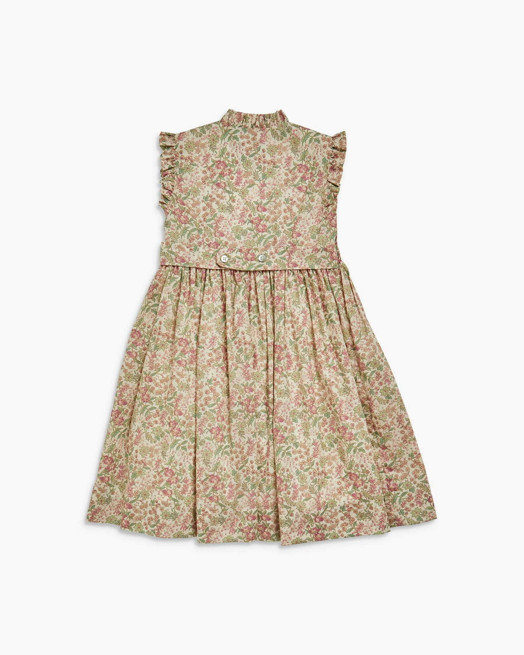 Hydrangea Dress Purple Green Liberty