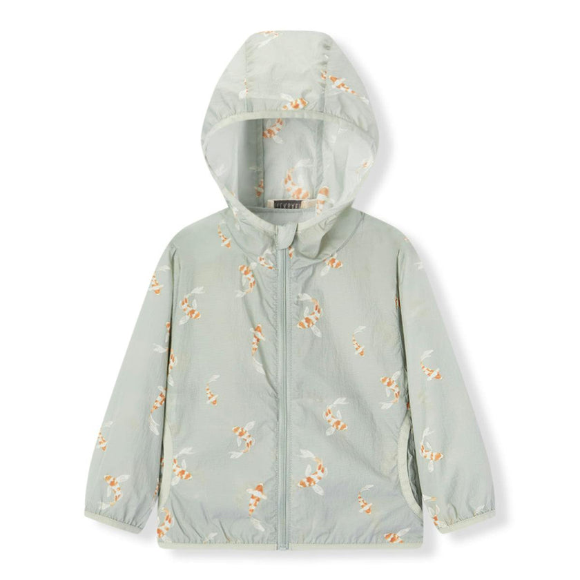 Swimming Koi Hooded Sun Shield Windbreaker Jacket