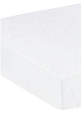 Pima Crib Sheet - Pink Micro Dot