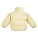 Yellow Hooded Puffer Jacket