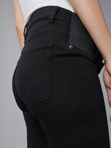Patti Straight Maternity Vintage Jeans | Black Peached Raw