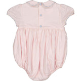 Charlotte Pink Smocked Romper