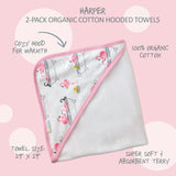 HARPER 2-Pack Hooded Towel