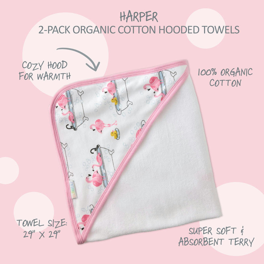 HARPER 2-Pack Hooded Towel
