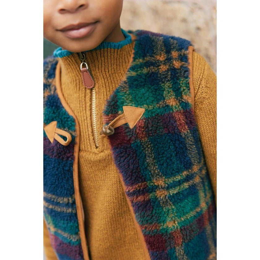 BONTON César Cotton Fleece Layering Vest