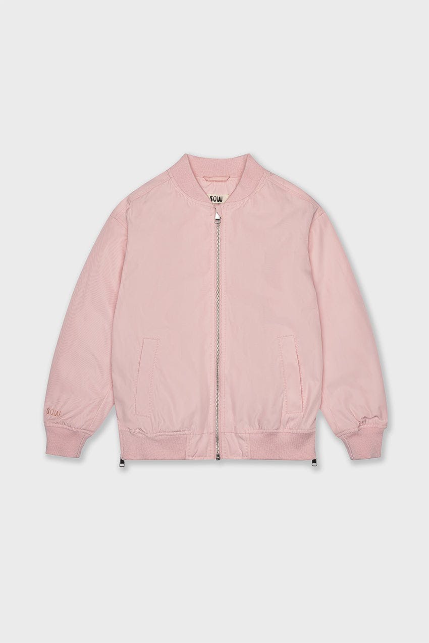 Bomber Jacket With Side Zips