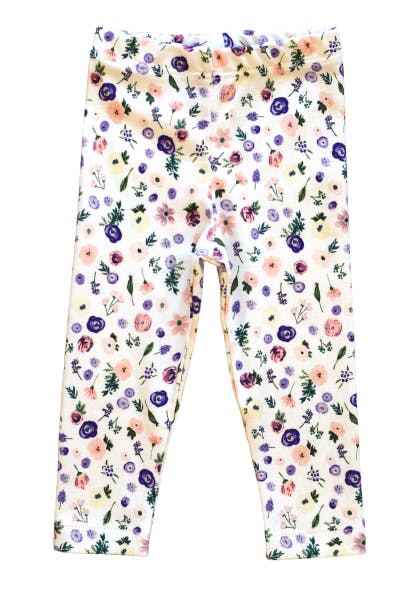 Clementine Garden Floral Legging