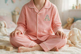 Liberty of London children's personalised classic pyjamas - pink