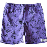 Robots Biker Shorts